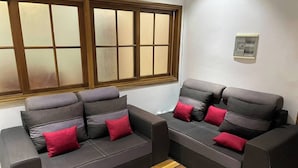 Apartment | Living area | 30-inch TV with digital channels - Inviting 1-bed Room Mam Residence (Dakar)