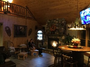 Interior - Adirondack  river house with a new pavilion seats 50 constructed fall of 2025 (Winthrop)
