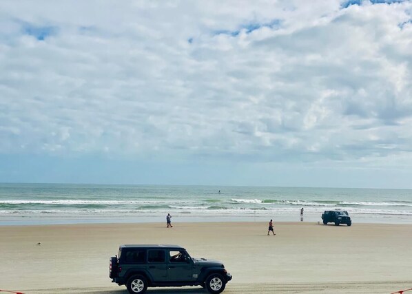 On the beach
