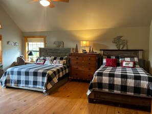 4 dormitorios, escritorio, tabla de planchar con plancha y wifi gratis