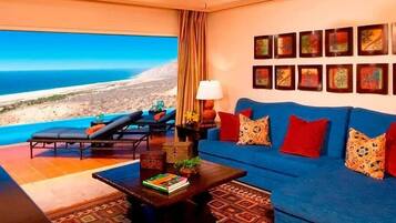 Flat-screen TV, fireplace, offices