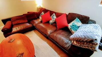 Smart TV, DVD player, books