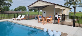 The Ranch Motel. Large cottage in a country setting with pool and hot tub.  