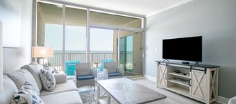 Direct Beachfront 5th. Floor center unit at Seabreeze with Million Dollar Views.