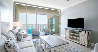Direct Beachfront 5th. Floor center unit at Seabreeze with Million Dollar Views.