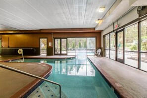Indoor pool, outdoor pool