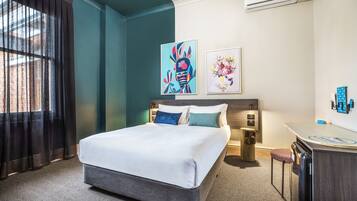 Desk, iron/ironing board, free WiFi, bed sheets