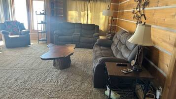 TV connectée, cheminée, lecteur de DVD, vidéothÚque