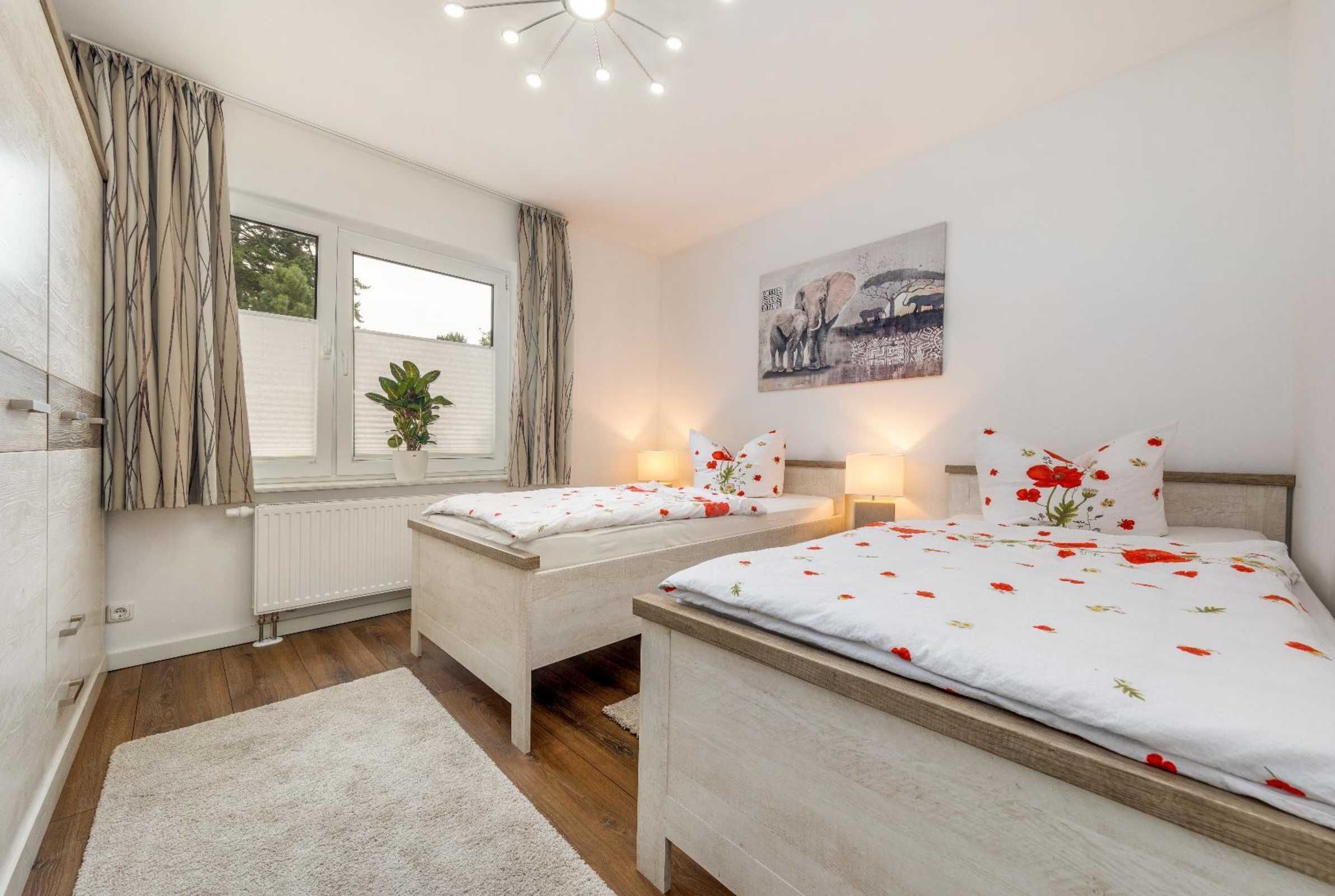 2 bedrooms, iron/ironing board, travel crib, WiFi