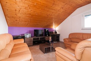 TV, fireplace - Holiday Home Katarina Sopot (Benkovac)