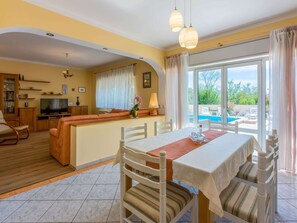 Dining - Beautiful Home With Swimming Pool and sea View (Vinodol)