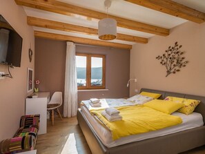 Villa | 3 bedrooms, bed sheets - Villa with Sea Views, Hot Tub, & Roof Terrace (Marcana)