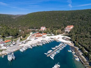 Villa | View from property - Villa with Sea Views, Hot Tub, & Roof Terrace (Marcana)