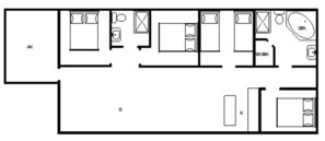 Floor plan - Holiday Home in HjÃ¸rring (Hjørring)