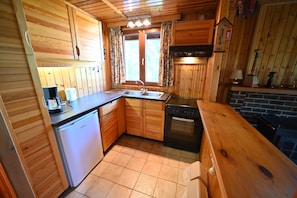 Chalet | Privékeuken | Een kookplaat