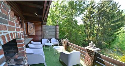 Chalet in Beffe With Hot Tub & Valley Views