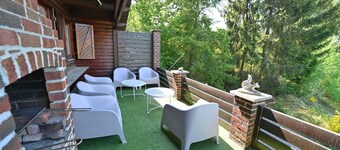 Chalet in Beffe With Hot Tub & Valley Views