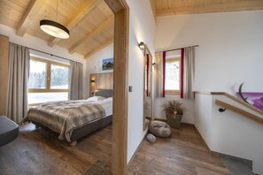 Chalet | 4 habitaciones, muebles diferentes y ropa de cama 