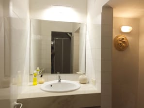 Vòi sen/bồn tắm kết hợp, máy sấy tóc, khăn tắm 
