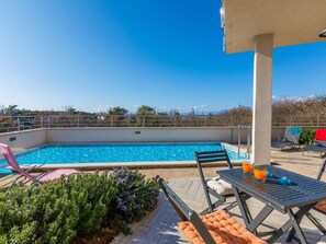Pool - Modern Villa With Swimming Pool and Great sea View (Crikvenica)