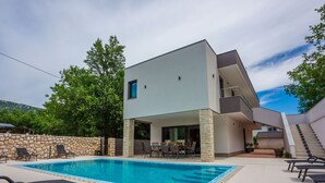 Exterior - New Built Villa With Large Terrace and Swimming Pool (Vinodol)
