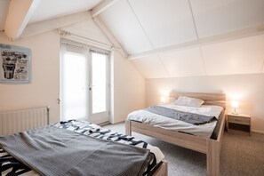 Bangalô | 2 quartos, individualmente mobiliados, roupa de cama