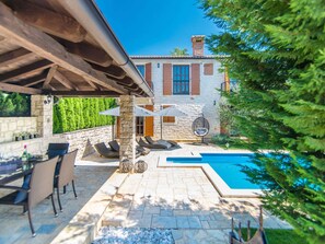 Villa | Pool | Indoor pool, outdoor pool - Villa in a Typical Istrian Rustical Style (Sveti Lovrec)