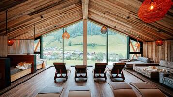 Blick von der Unterkunft