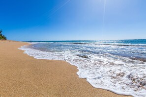 On the beach