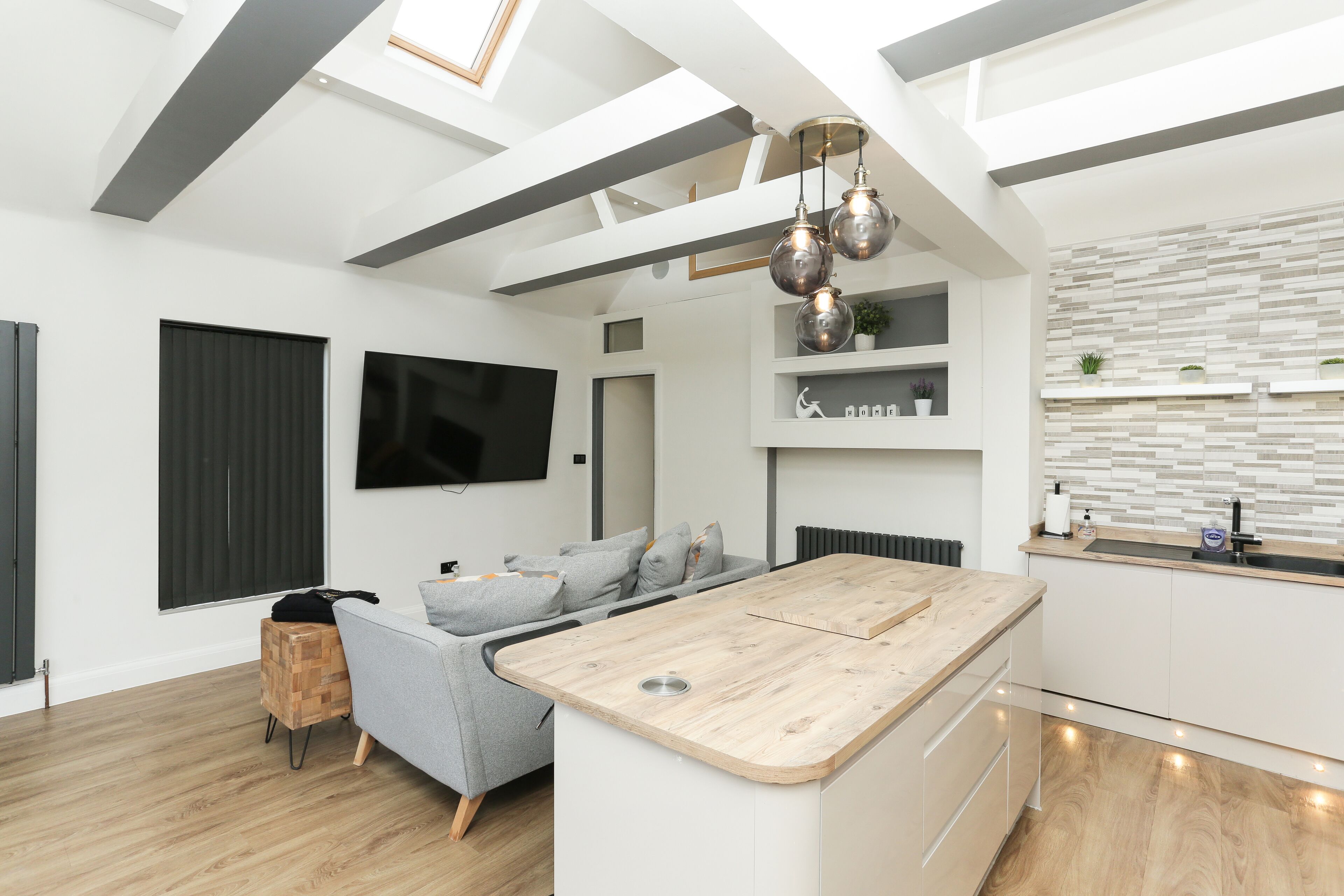 Rumah, Beberapa Tempat Tidur | Dapur pribadi | Lemari es, microwave, oven, dan kompor