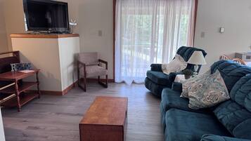 Téléviseur, lecteur de DVD, livres