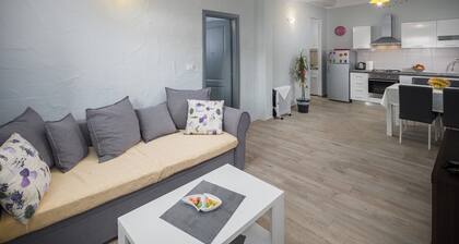 Comfortable new two bedroom apartment near Porec, with private terrace and garden