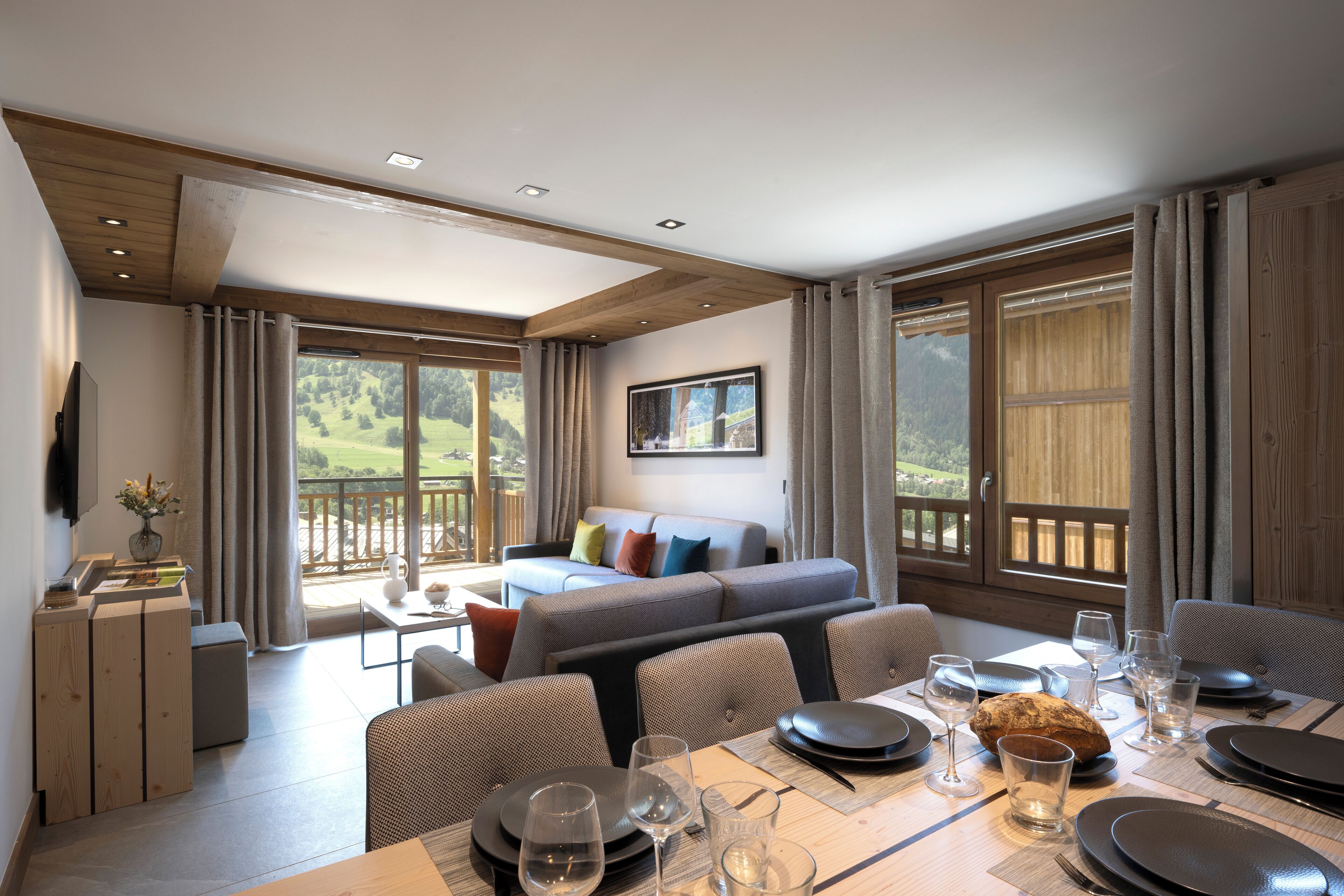 Appartement 4 Pièces 8 personnes | 起居区 | 平板电视