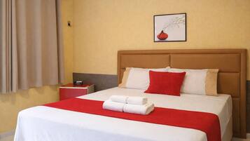 Minibar, bed sheets