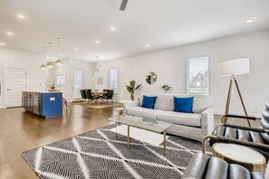 TV, fireplace - 27-5 KING Beds Downtown- The Music City Collection (Nashville)