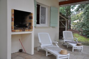 Terrace/patio - Villa Mansirot by Agence Bru - 341030 (Carcans)