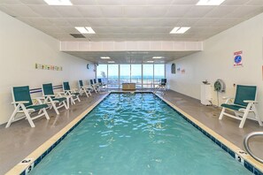 Indoor pool, a heated pool