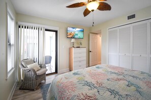 2 bedrooms, iron/ironing board, WiFi, bed sheets - Oceans Joy - Direct Oceanfront Condo (St. Augustine Beach)