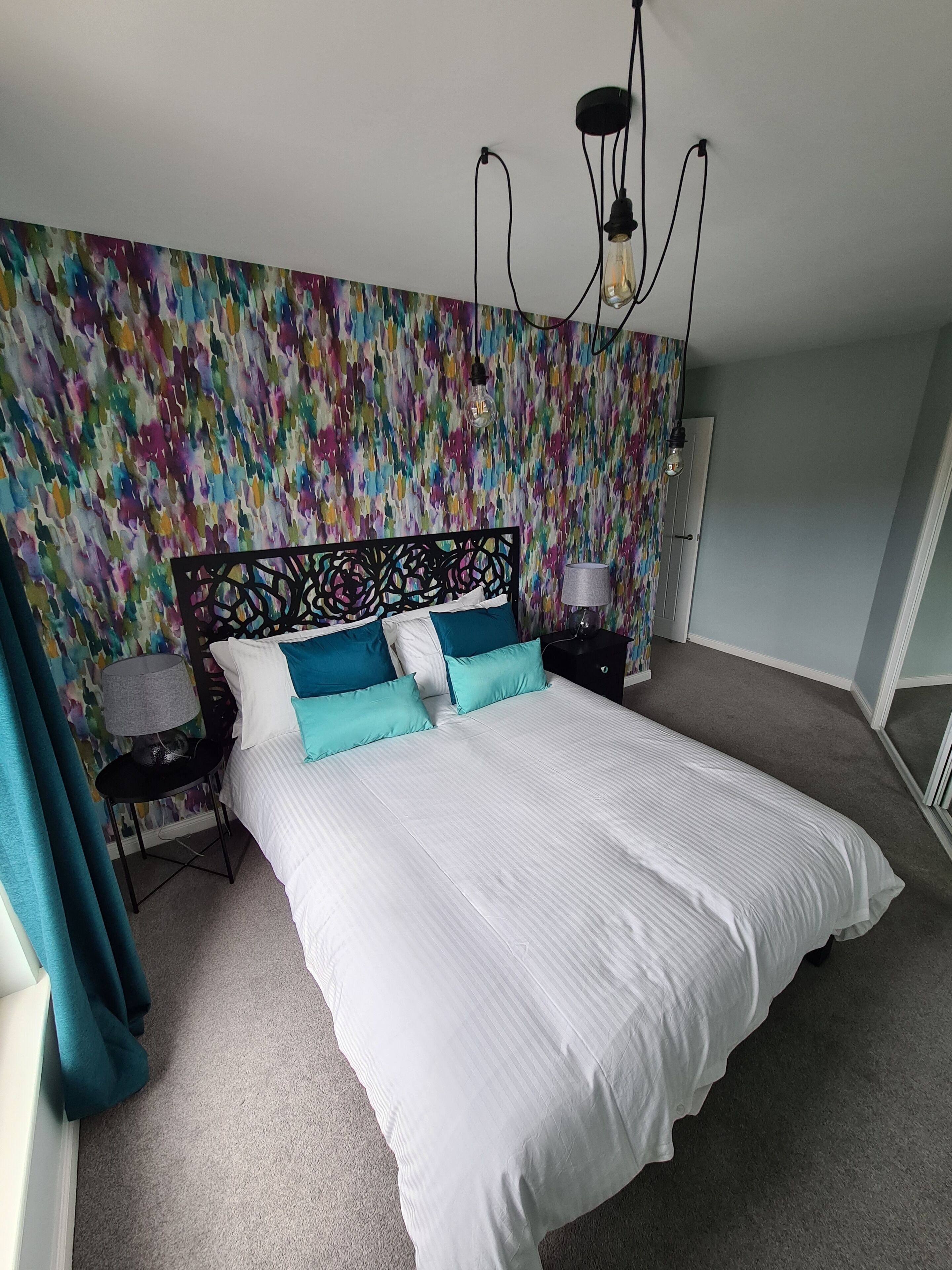 1 bedroom, desk, soundproofing, iron/ironing board