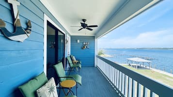 Condo, 2 Bedrooms, Balcony, Lagoon View (Pet Friendly - E202) | Terrace/patio