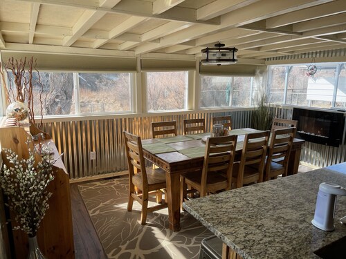 River front fishing house close to Quality Waters and Navajo State Park