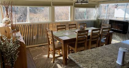 River front fishing house close to Quality Waters and Navajo State Park