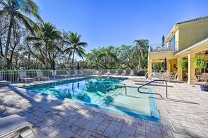 Una piscina riscaldata