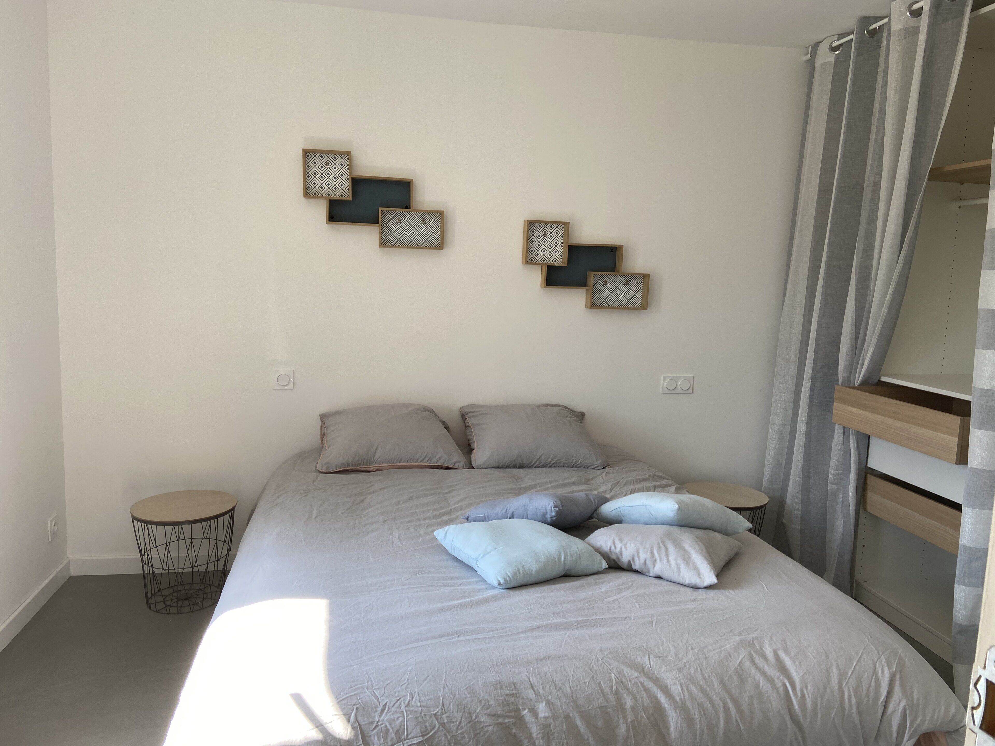 2 chambres, lit parapluie, Wi-Fi gratuit, draps fournis