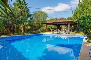 Pool - Villa “Ca Ses Nines” with Mountain View, Pool, Wi-Fi, A/C, Terrace & Garden (Puerto de Andratx)