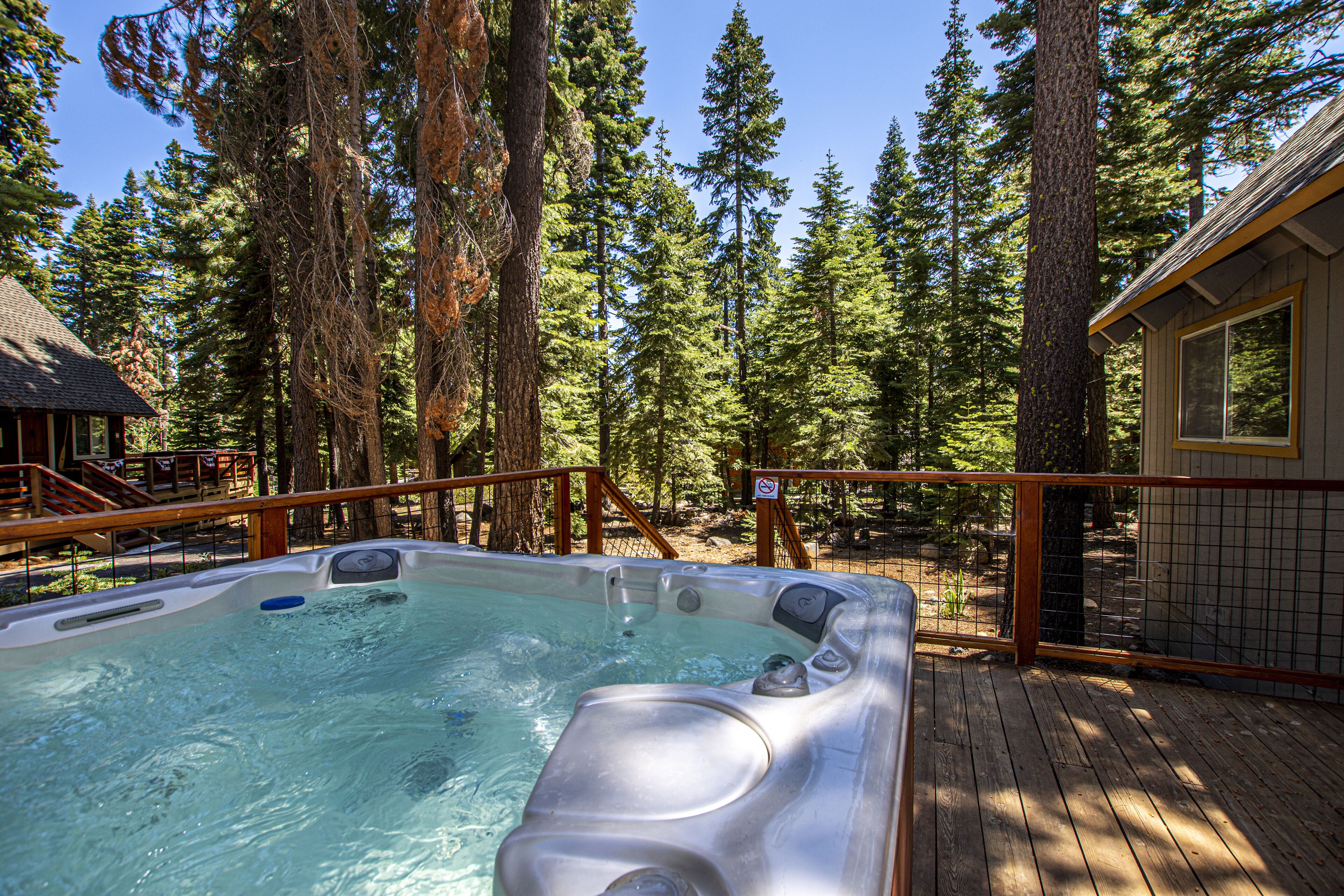 Peaceful Pines: 3 BR / 2 BA house/cabin in Tahoe Vista, Sleeps 9