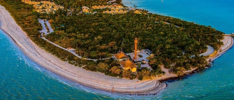 Beach nearby, beach umbrellas, windsurfing, kayaking