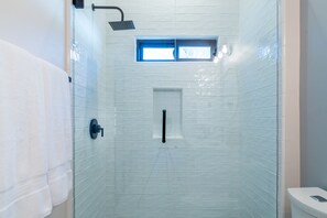 Shower, hair dryer