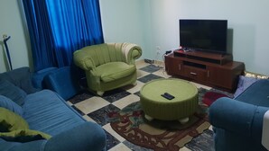 City Apartment, 3 Bedrooms, Accessible, Smoking | Living area - apartmint in beverly hills (Sheikh Zayed City)