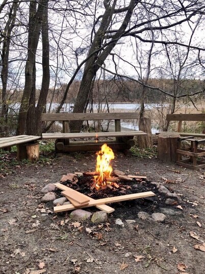 Holiday apartment "Auszeit am See" - In the Mecklenburgische Schweiz Nature Park, directly on the lake.